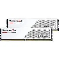 DIMM 64 GB DDR5-5200 (2x 32 GB) Dual-Kit, Arbeitsspeicher weiß, F5-5200J3636D32GX2-RS5W, Ripjaws S5, INTEL XMP