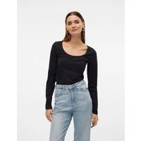 Vero Moda Langarmshirt VMLULU LS U-NECK TOP JRS GA NOOS