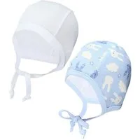 TupTam Erstlingsmütze TupTam Unisex Baby Erstlingsmütze zum Binden 2er Pack