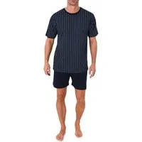 Normann Pyjama Normann Herren Schlafanzug kurzarm Shorty Pyjama in edler Optik
