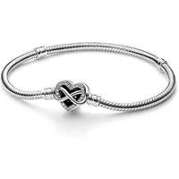 Pandora Charm-Armband PANDORA Moments Armband Unendlichkeit Herz aus Sterlingsilber