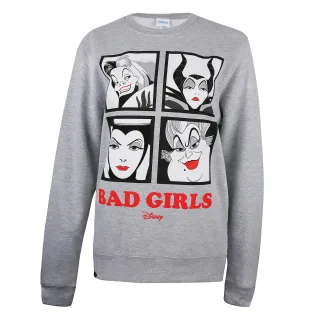 Disney - "Bad Girls" Sweatshirt Rundhalsausschnitt für Damen (Grau)