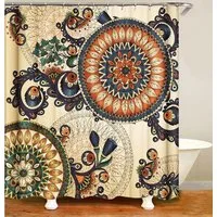 M&W DAS DESIGN Duschvorhang 180x200 Anti schimmel Waschbar bad vorhang Shower curtains