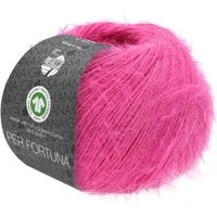 LANA GROSSA PER FORTUNA Häkelwolle, 190 m (flauschiges Kettengarn aus Bio-Baumwolle mit GOTS-Zertifikat), 50 g
