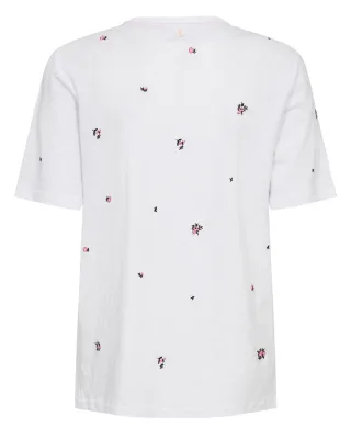 Nümph - NUKASANDRA TEE - GOTS bright white - Gr. - M
