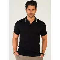 behype Poloshirt MPEOLO KNIT im klassischen Design
