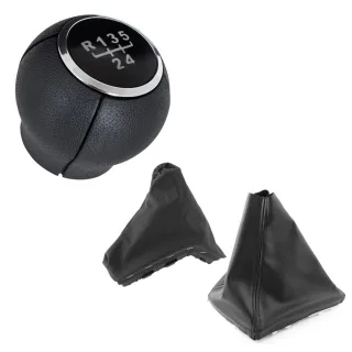 Schaltknauf 5-Gang Schaltmanschette Rahmen Handbremse für Opel Astra H 2004-2014