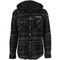 Brandit Langmantel Brandit Iron Maiden Checkshirt Sweathood