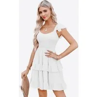 Imily Bela Babydollkleid Damen Boho-Kleider (Packung, 1-tlg., 1per-Pack) Einfarbig