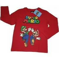Super Mario Longsleeve Super Mario Longsleeve T-Shirt Jungen und Mädchen 104 -152 cm
