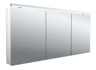 emco Lichtspiegelschrank flat II Classicleuchte, Aufputz, mit Waschtischbeleuchtung, 3 Türen, 1600 m 979706507