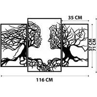 Wallity Wanddekoobjekt 100% METAL (Thickness: 1,2mm), 116 x 71 cm Z1114