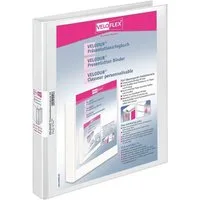 VELOFLEX Präsentationsordner VELODUR® 41441, Rückenbreite 20 mm, 4 Ringe