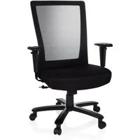 hjh OFFICE Drehstuhl XXL Drehstuhl Xxl Extender Stoff / Netzstoff (1 St), XXL Chefsessel Bürostuhl ergonomisch