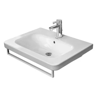 Duravit DuraStyle Handtuchhalter 0031051000, chrom 589mm, Quadratrohr 14 mm, für Waschtisch 232065