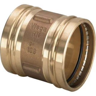 Viega Sanpress XL-Muffe 350598 76,1 mm, Rotguss, SC-Contur