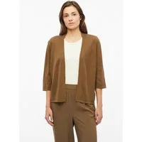 s.Oliver Cardigan Strickjacke Feinstrickjacke mit 3/4-Arm und Wellenkante