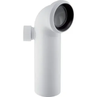 Geberit WC-Ablaufbogen 90 Gr in PP links mit eingeschweißtem Gewindestutzen 152616111