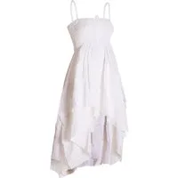 Vishes Sommerkleid 2in1 Kleid-Rock Damen Sommer-Kleid Spagetti-Träger Hippie-Rock Elfen, Casual Style