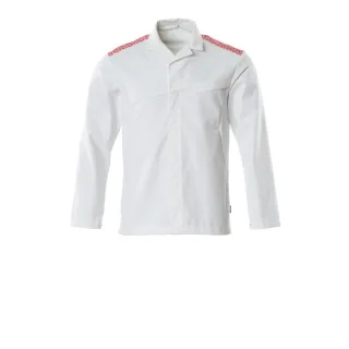 MASCOT Herren Jacke FOOD & CARE Weiß / Verkehrsrot M - 20254-442-06202-M