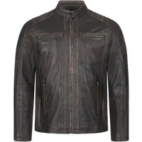 Rock Creek Lederjacke Herren Lederjacke H-383