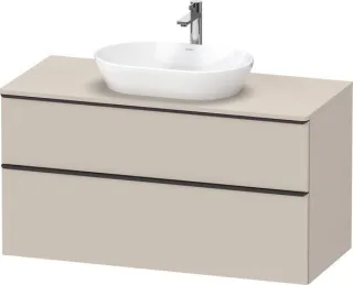 Duravit D-Neo Konsolenwaschtischunterbau wandhängend Taupe Matt 1200x550x664 mm - DE49690BD910000 DE49690BD910000