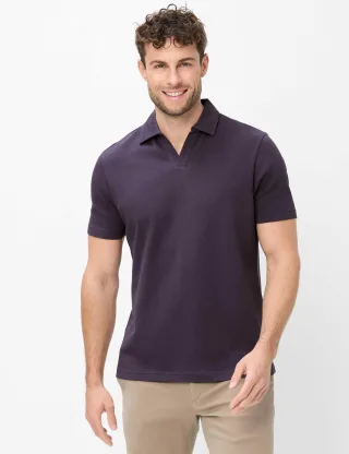Brax Herren Polo Style PRINCETON purple, dunkles lila, Gr. M