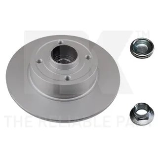 2 NK Bremsscheiben hinten 240mm Nissan Tiida Renault Clio Megane Modus Twingo