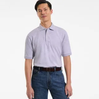 Supima Kurzarm-Polo für Herren, Classic Fit, Herren, size: regular, Blau, Baumwolle, by Lands' End
