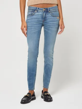 GANG Damen Jeans 94FAITH CROPPED - skinny fit soft dirt wash