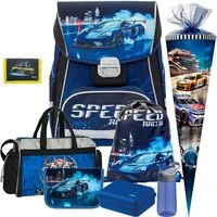 OXYBAG Schulranzen 1.Klasse Jungen in unterschiedlichen Sets (8-tlg)