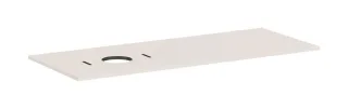 Hansgrohe Konsole Xilesa E 1375x550mm m.Ausschnitt li.Aufsatzwasch.o.Hl Sandbeige matt, 54278780 54278780