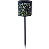 Luxform LED Gartenleuchte Luxform Forest LED Solar Steckleuchte Stableuchte, Soft