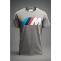 BMW T-Shirt BMW M Performance T-Shirt Herren – Logo vorne - Grau