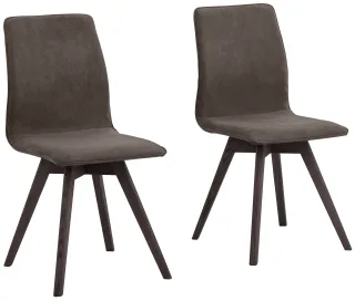OTTO home 4-Fußstuhl "Rania" (Set) 2 Stk.mit Massivholzbeinen