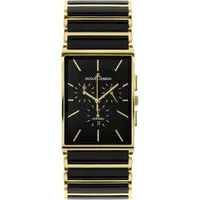 Jacques Lemans Chronograph York 1-1900C, Quarzuhr, Armbanduhr, Herrenuhr, Keramik, analog, Tag, Stoppfunktion