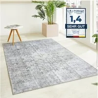 LUXOR living Teppich Lago, rechteckig, Höhe: 6 mm, faltbarer Teppich, modernes Design, waschbar, In- und Outdoor geeignet