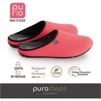purosteps Casa-Eco Hausschuh Hergestellt aus recycelten PET Flaschen, Handgefertigt, Naturkautschuk
