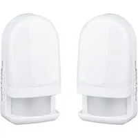 TRANGO LED Nachtlicht, Bewegungsmelder, 2er Set 11-239 LED Sensor Nachtlicht in Weiß mit Automatikfunktion I Betrieb mit 3x AAA Batterie (nicht enthalten) mit Bewegungssensor, Tageslichtweiß, Sicherheitslicht, Orientierungslicht, Einschlafhilfe