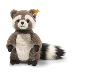 Steiff 074417 Pedro Waschbär 23cm - braun weiß