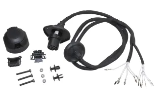 Original Kufatec Adapter Kabel Kabelbaum Anhängerkupplung Steckdose (wenn AHK Vorbereitung vorhanden ist) für VW T6.1 SH ab 2020-
