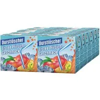 DURSTLOESCHER Softgetränk, Durstlöscher Eistee Pfirsich Fruchtsaftgetränk 500ml 12er Pack