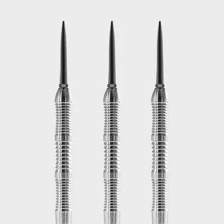 Steel Dart Barrel Scallop Grip3 V2 - Silber / 21g