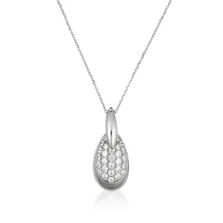 Orphelia Damen-Kette aus 925er Sterlingsilber mit Anhänger – Silber ZH-4771