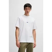 HUGO Blue T-Shirt Nieros mit Logo-Patch