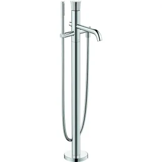 Duravit White Tulip Wannenarmatur WT5250000010 bodenstehend, Ausladung 200mm, chrom