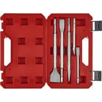 SDS-plus Meißel-Satz, 250 / 240mm, 5-teilig, Meißel-Satz Transportkoffer