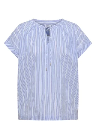 CECIL - Dropped Shoulder Bluse mit Struktur blouse blue - Gr. - S