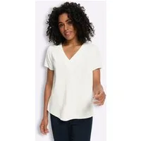 Sieh an! Klassische Bluse Schlupfbluse Kurzarm