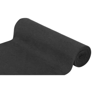 Glatter Bündchenstoff "Comfort", anthrazit-melange